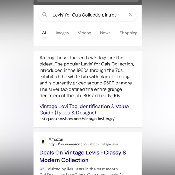 Vintage Levis' for Gals Collection, introduced in  1960s through the 70s jeans - Picture 14 of 17